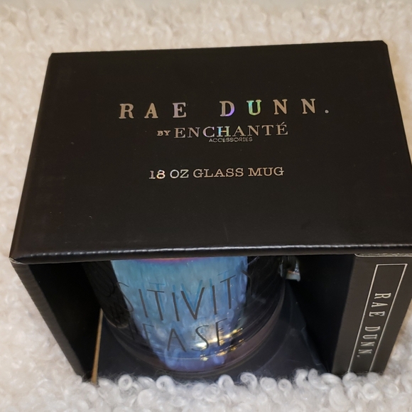 Rae Dunn POSITIVITY PLEASE Hologram 18oz - Picture 2 of 3